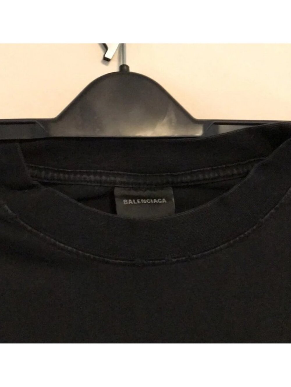 Balenciaga Men’s “Be Different” Logo T-Shirt in Black/White – Size XXL - Picture 5 of 9